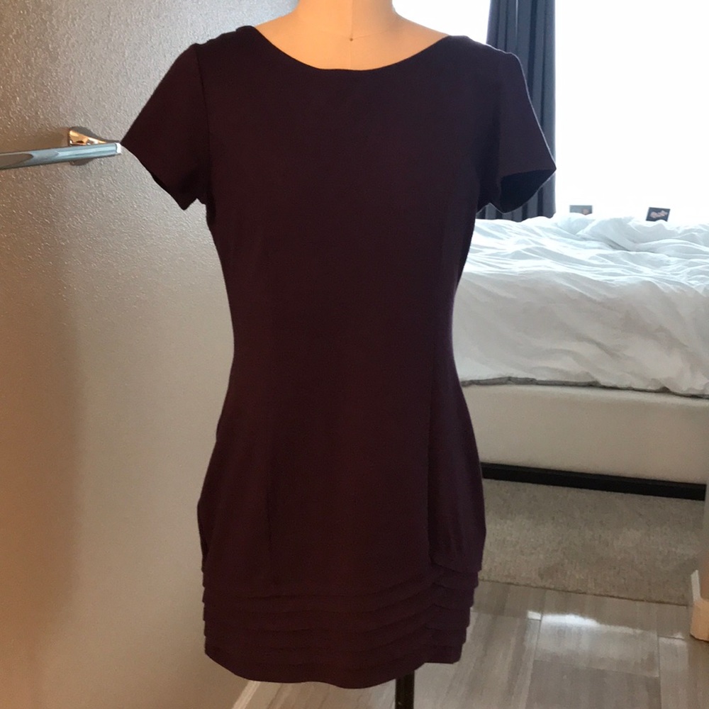 Eggplant short dress